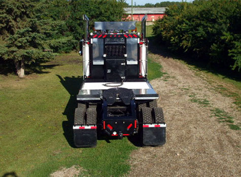 Image 2 - low-boy rig customized by R. Mac Welding in Bowden, AB.