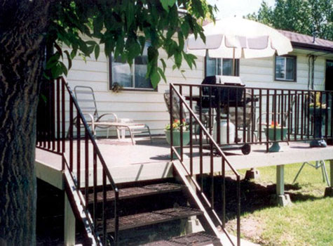 Image 6 - residential stairs and railings from R. Mack Welding, Bowden, Alberta.