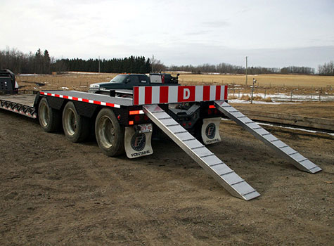 Image 6 - custom trailer additions from R. Mack Welding, Bowden, Alberta.